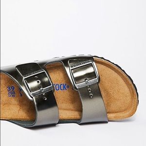 Metallic Birkenstocks - Size 40